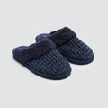 Zapatilla de casa hombre YSABEL MORA AZUL CUADROS