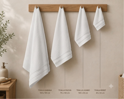 Toalla BLANCA MILCOLORS