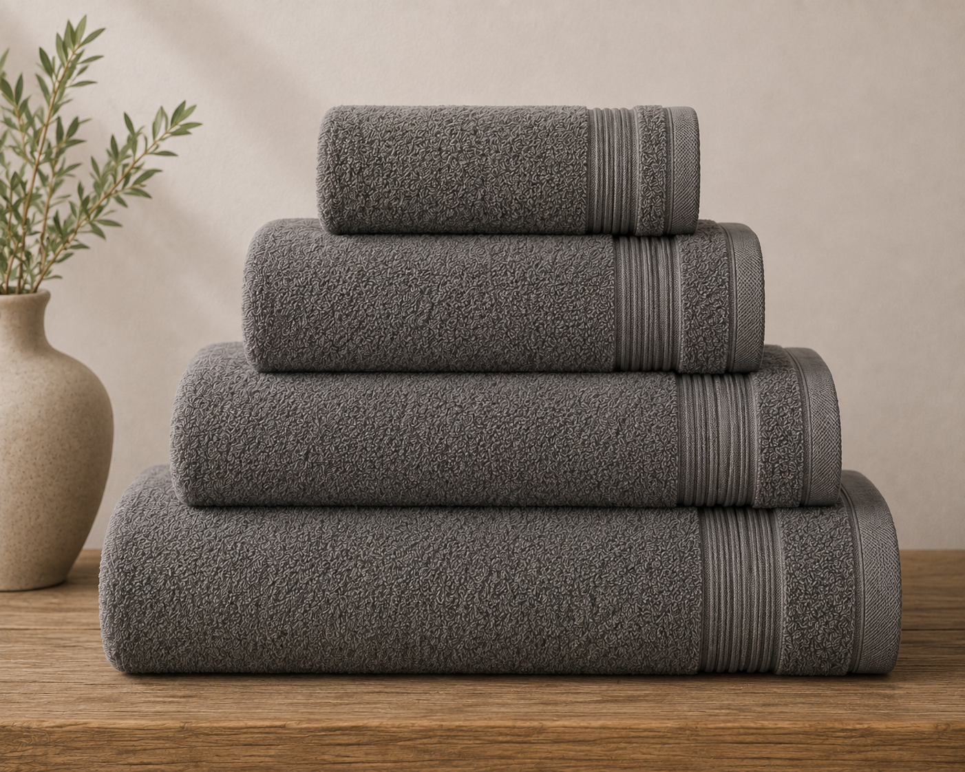 Toalla GRIS MILCOLORS