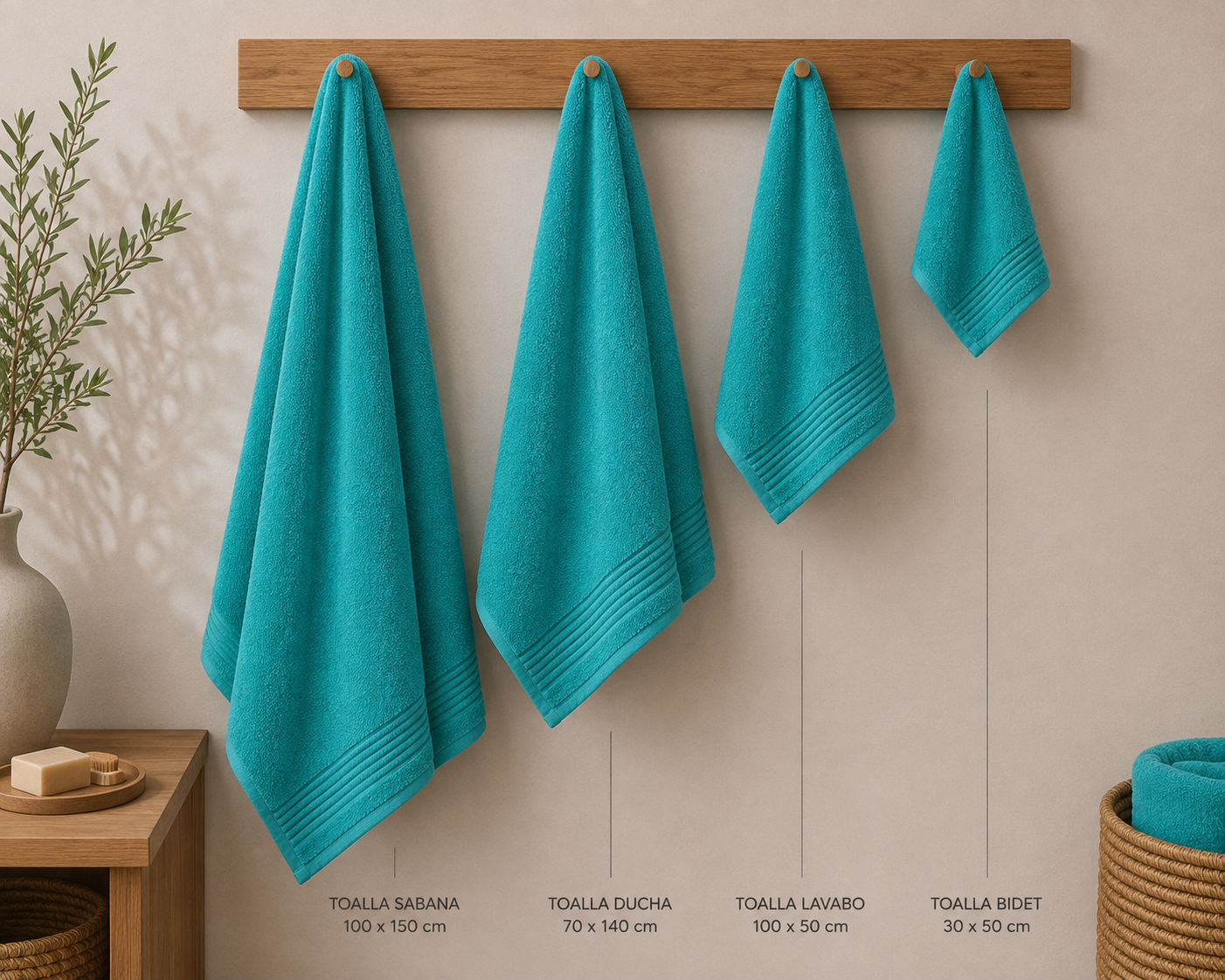 Toalla VERDE MILCOLORS