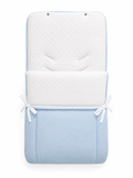 Saco carro bebé NIDO DE ABEJA AZUL