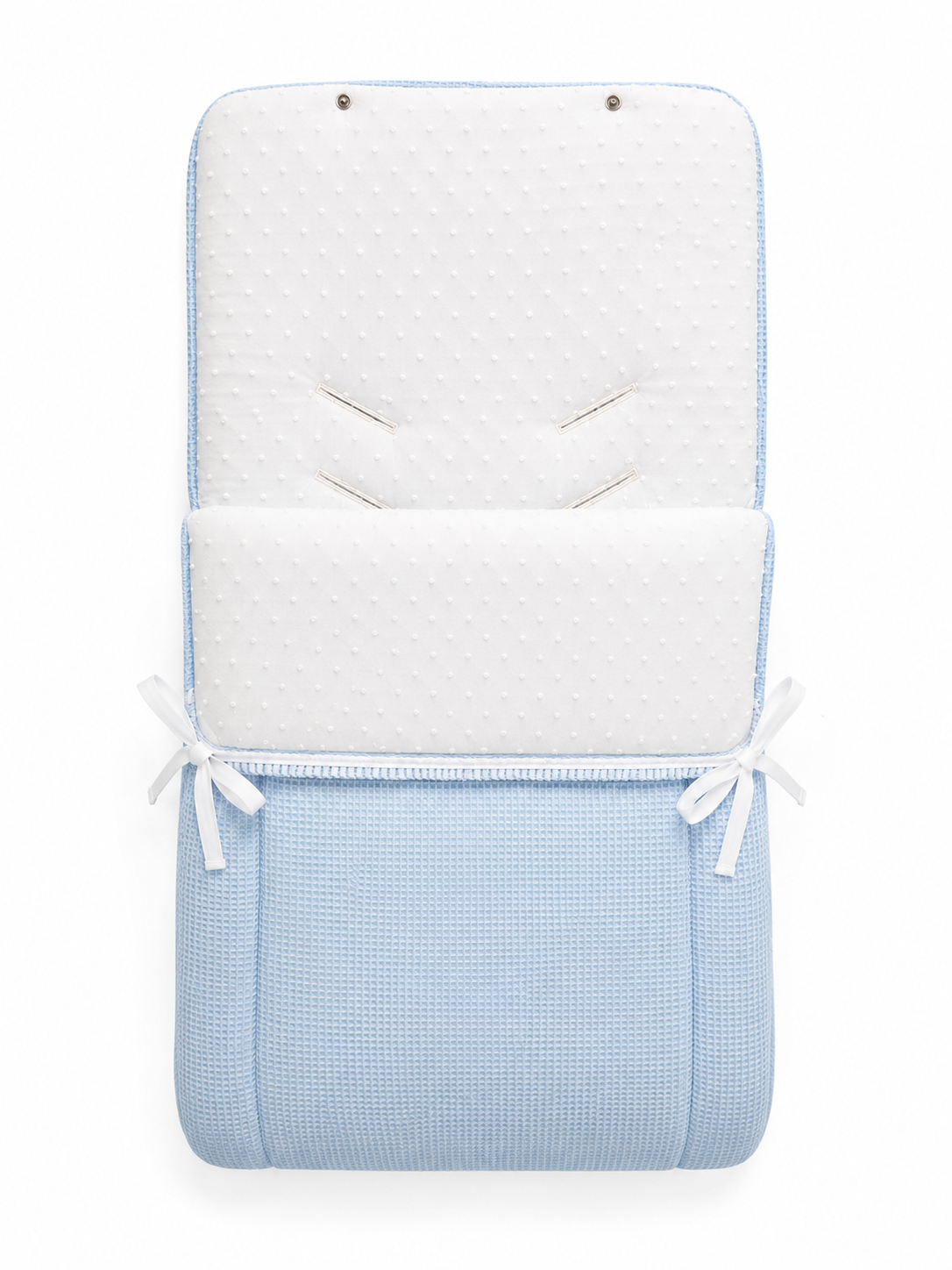 Saco carro bebé NIDO DE ABEJA AZUL