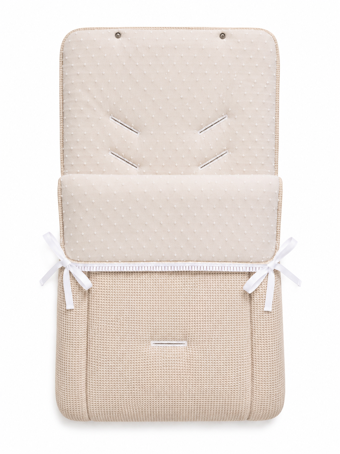 Saco carro bebé NIDO DE ABEJA BEIGE