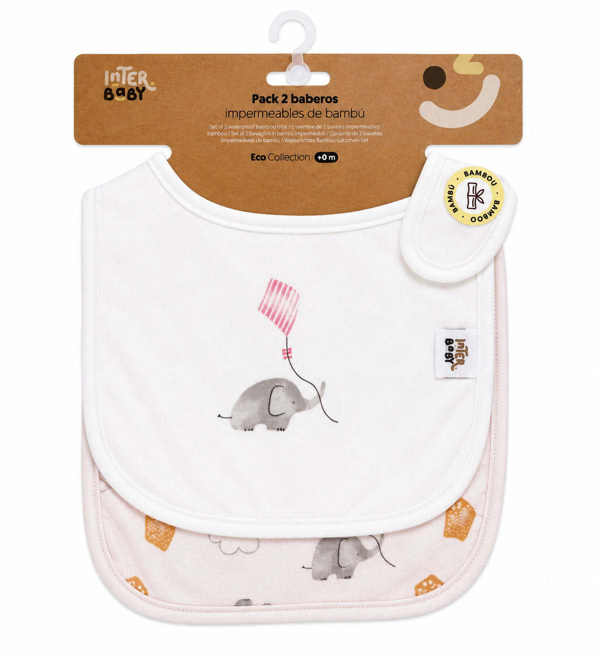 Babero ELEFANTE PACK 2U