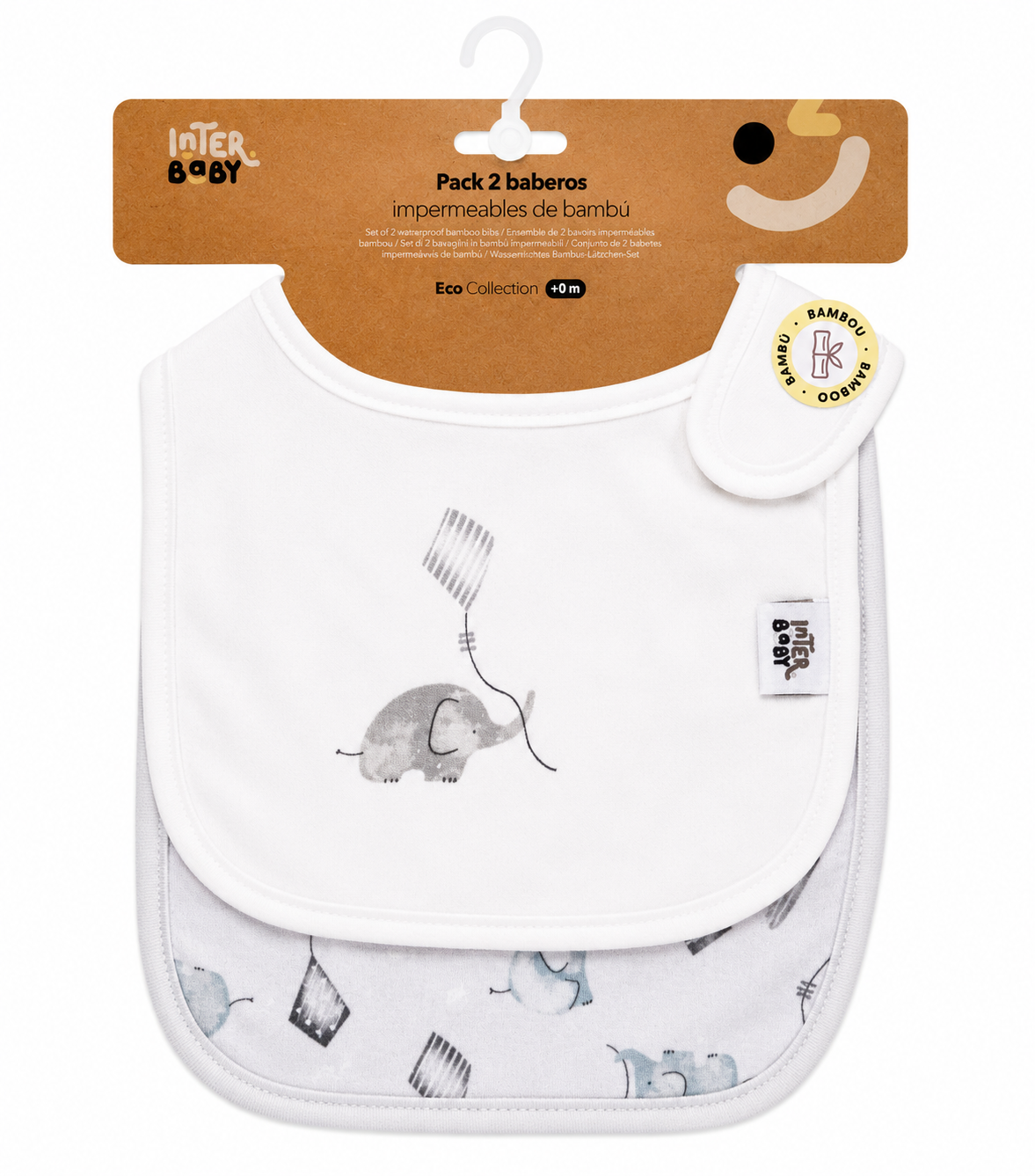 Babero ELEFANTE PACK 2U