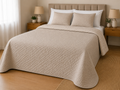 Colcha BOUTI LISA REVERSIBLE BEIGE DAMAS