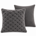 Funda cojín ÁGATA GRIS HEXÁGONOS