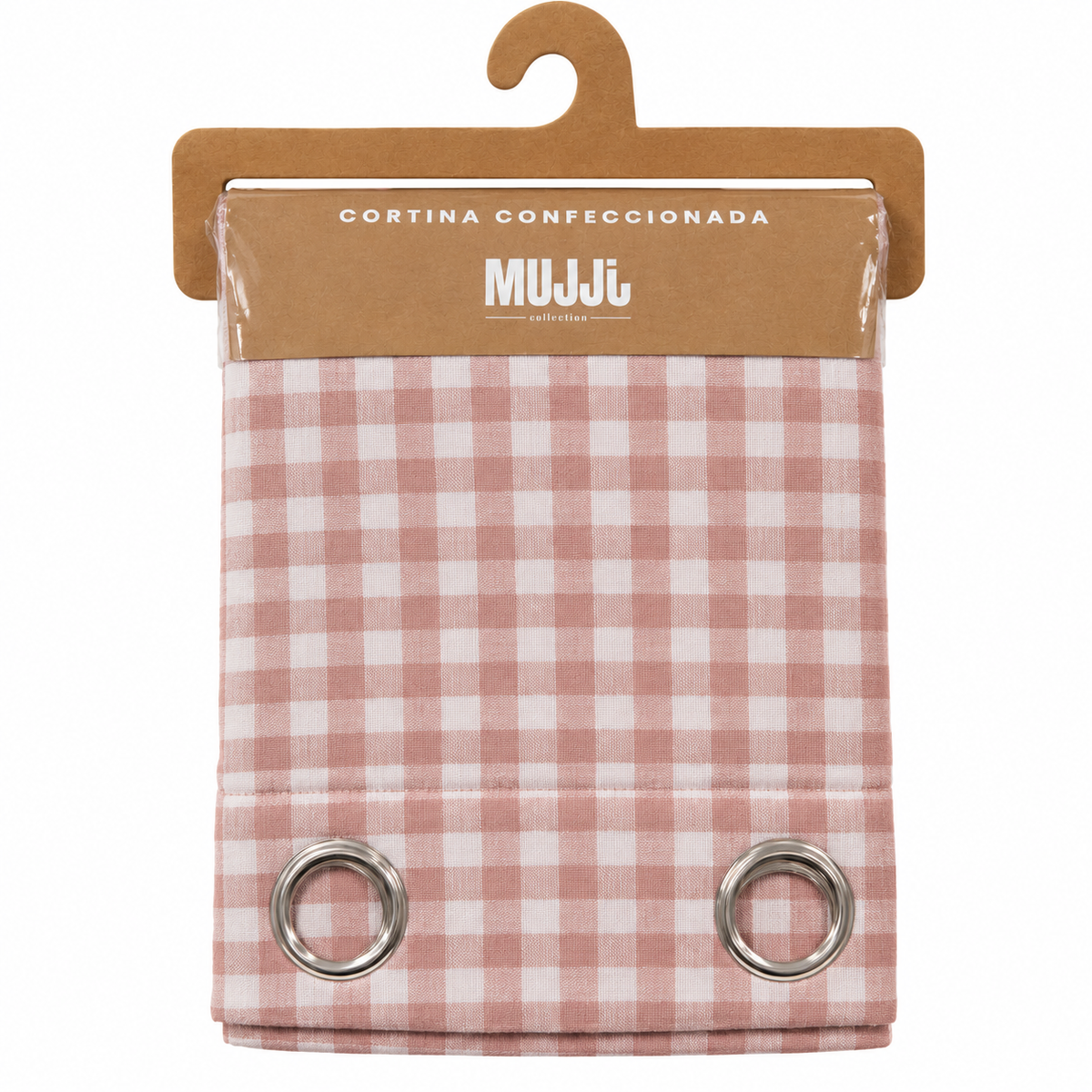 Cortina VICHY ROSA