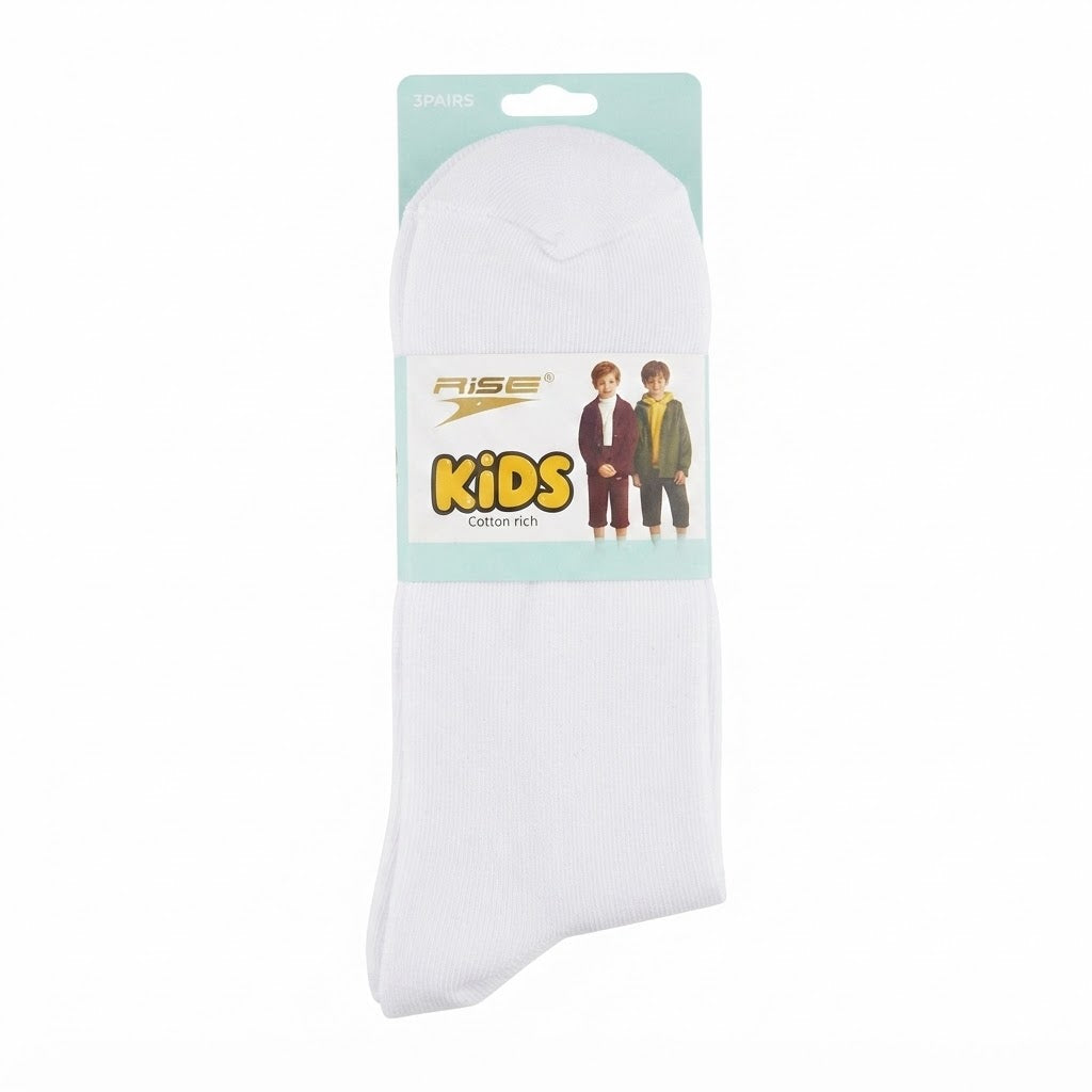 Calcetines altos niño/a BLANCOS PACK 3U