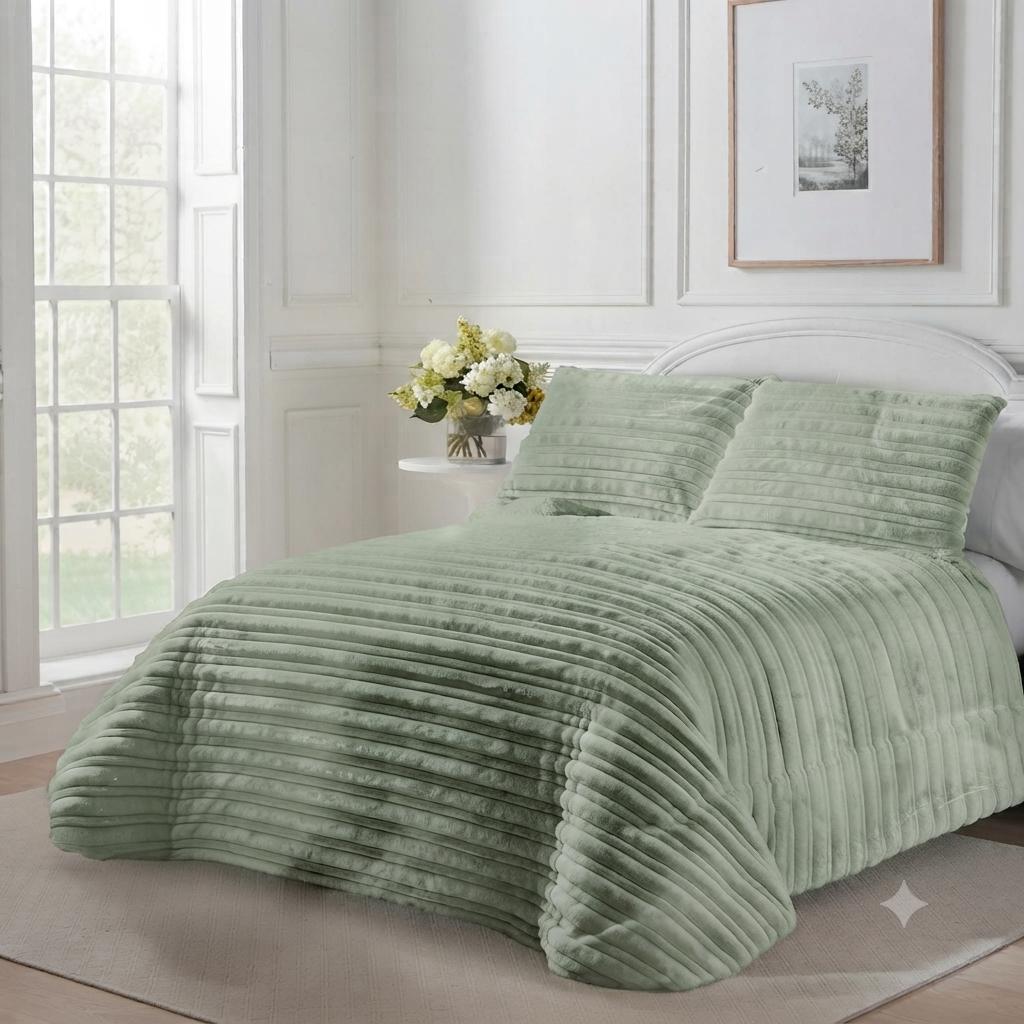 Colcha SHERPA VERDE