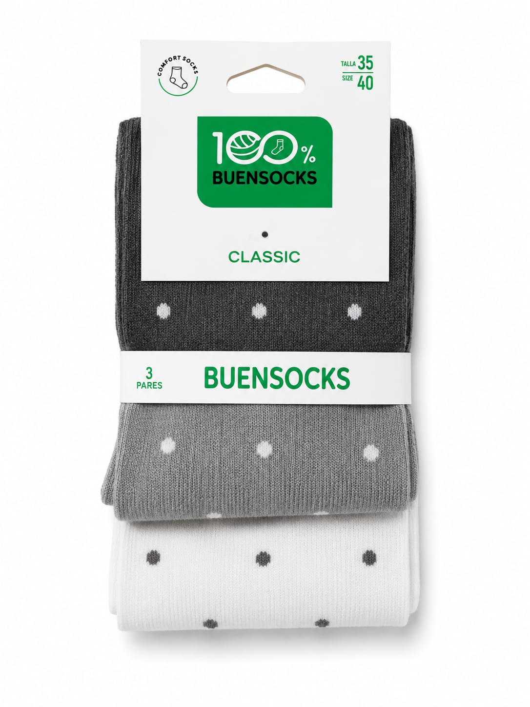Calcetines PUNTITOS PACK 3U tobillera