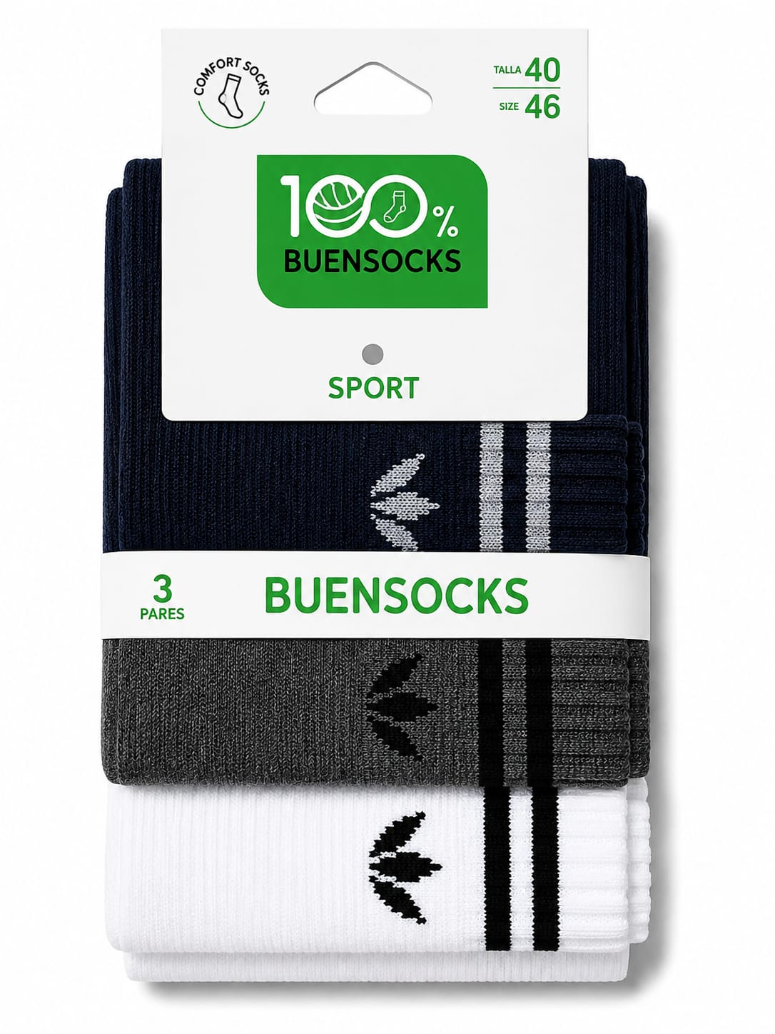 Calcetines ADINO PACK 3U altos