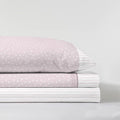 Juego de sábanas FRANELA ANKELI PUNTITOS rosa