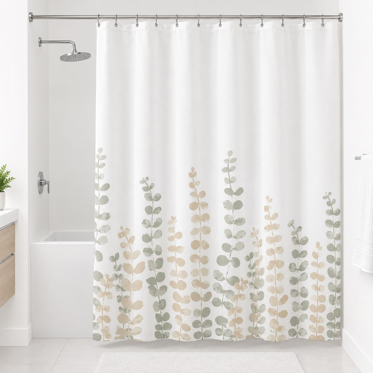 Cortina de baño HOJAS