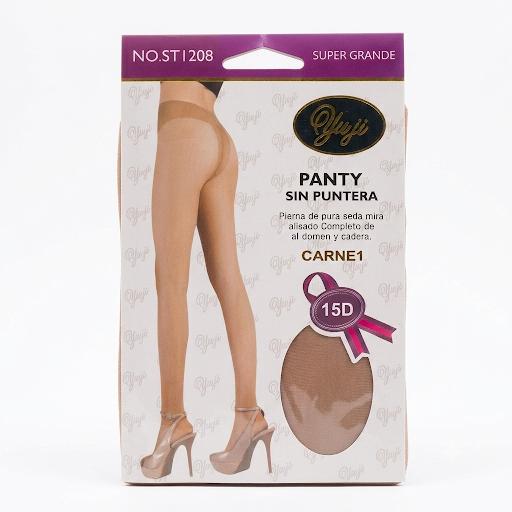 Medias sin puntera PANTY CARNE