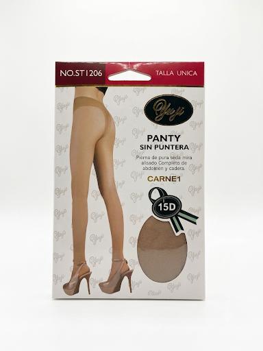 Medias sin puntera PANTY CARNE