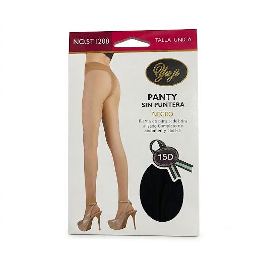 Medias sin puntera PANTY NEGRA