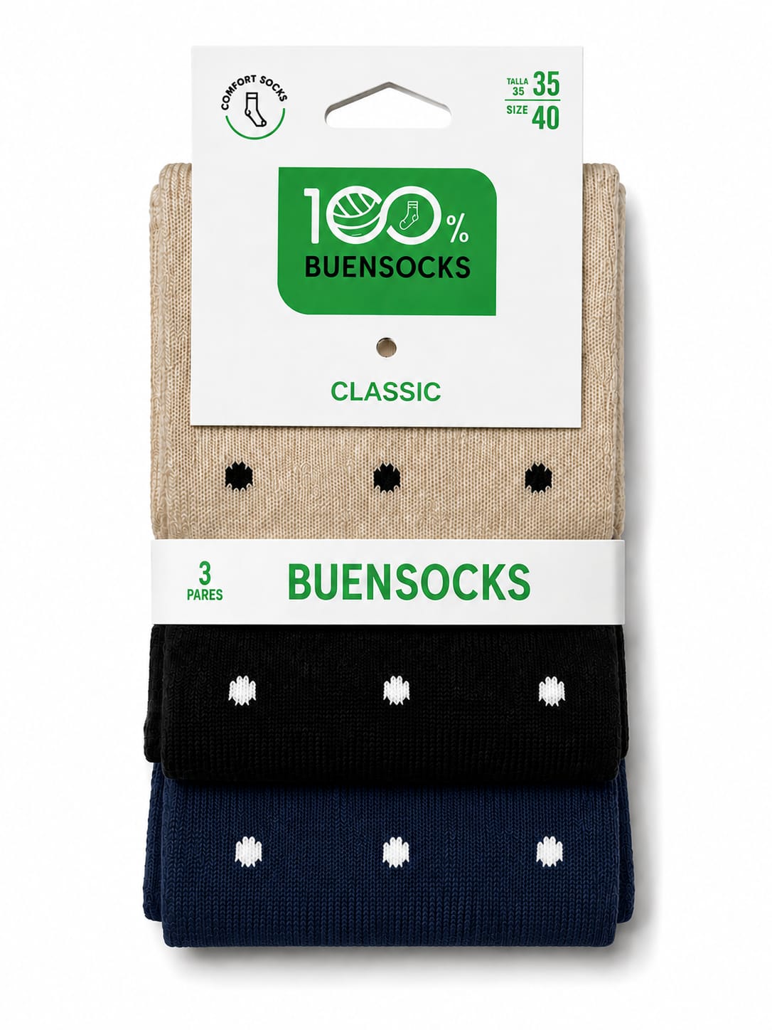Calcetines PUNTITOS PACK 3U tobillera