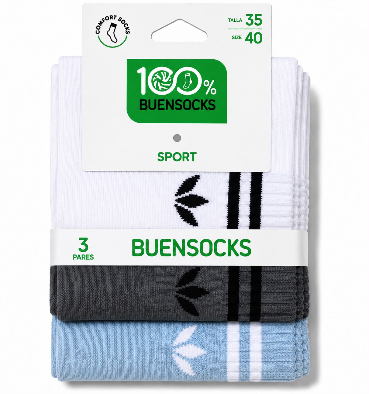 Calcetines ADINA PACK 3U altos