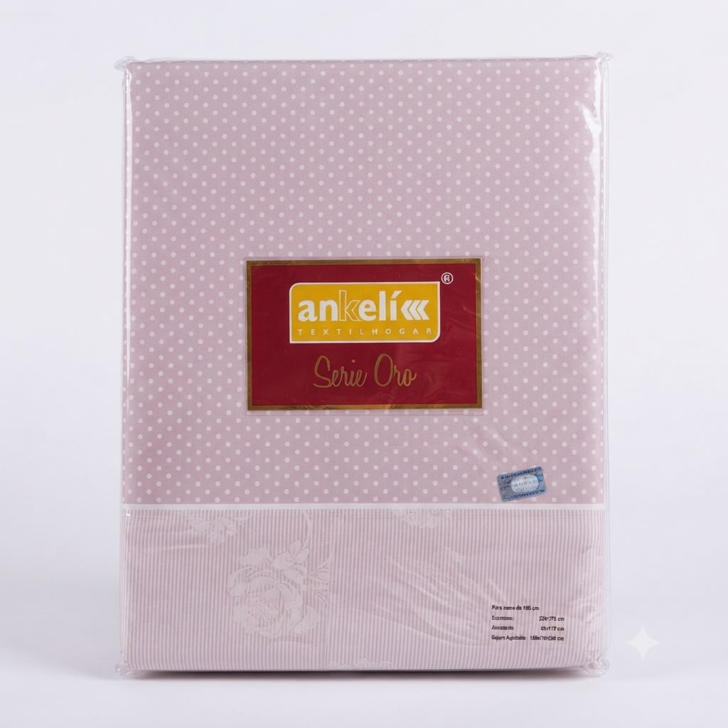 Juego de sábanas ANKELI ELIPSE ROSA