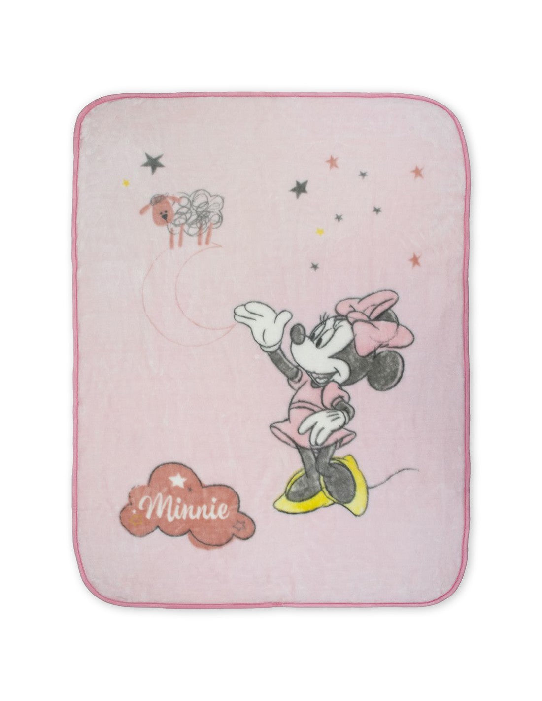 Manta MINNIE MOUSE terciopelo